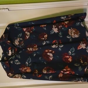 MERONA Blue Floral Blouse